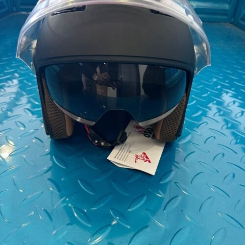 Kask Yazlık Güneş Vizörlü Açılır Tokalı