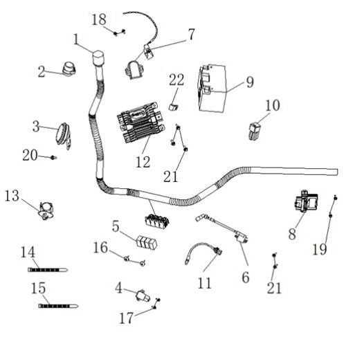YUKİ VAMPİRE ECU BEYİN (VAMPIRE 125) 0720005.D02J –